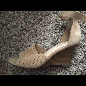 Leather shoes. Only worn once.